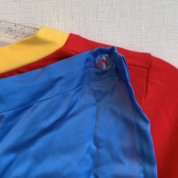 🎉HP🎉 Girl’s Wonder Woman Top w/CAPE! Sz M - Picture 5 of 12